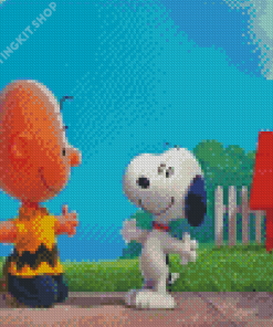 Cute Peanuts Charlie Diamond Painting