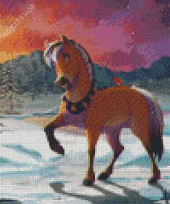 Cute Cartoon Horse Diamond Painting