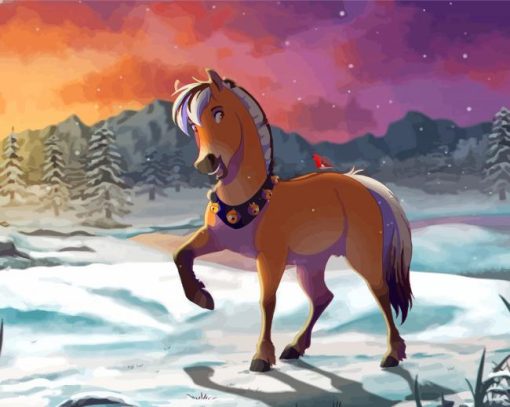 Cute Cartoon Horse Diamond Painting