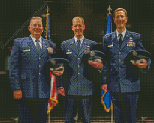 Three Army Brothers Diamond Painting