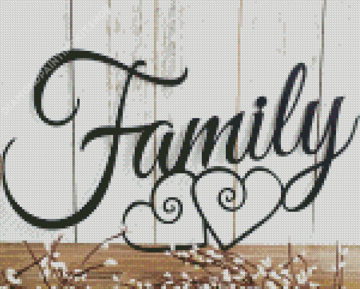 Family Sign Diamond Painting