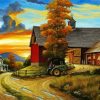 Farm Country Scene Diamond Painting