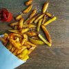 French Fries In Paper Bag With Sauce Diamond Painting