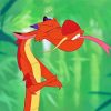 Funny Mushu Diamond Painting