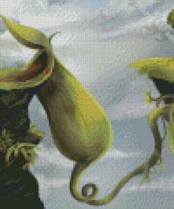 Giant Pitcher Plant Art Diamond Painting