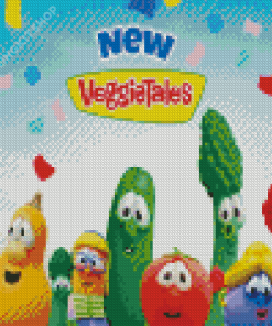 Veggie Tales cartoon Diamond Painting