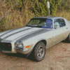 Grey 1972 Camaro Diamond Painting