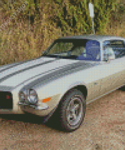 Grey 1972 Camaro Diamond Painting