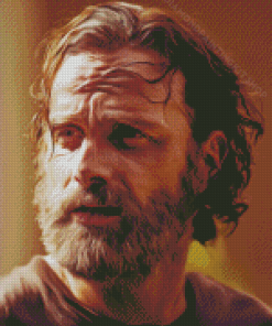 Rick Grimes Portrait Diamond Painting