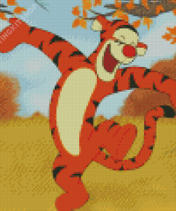 Happy Tigger Diamond Painting