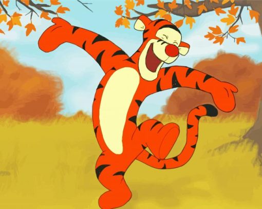 Happy Tigger Diamond Painting