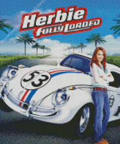 Herbie Fully Loaded Movie Poster Diamond Painting