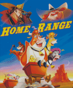 Home On The Range Poster Diamond Painting