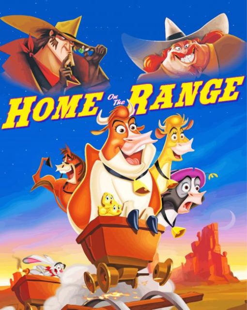 Home On The Range Poster Diamond Painting