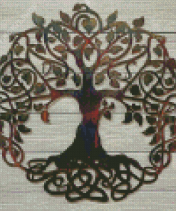 Iron Celtic Tree Art Diamond Painting