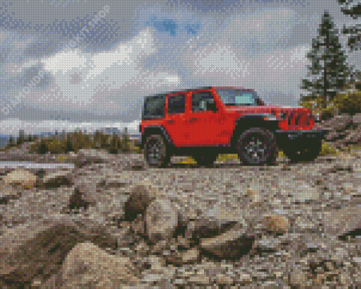 Jeep Wrangler Off Road Diamond Painting