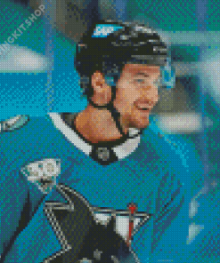 San Jose Sharks Kevin Labanc Player Diamond Painting