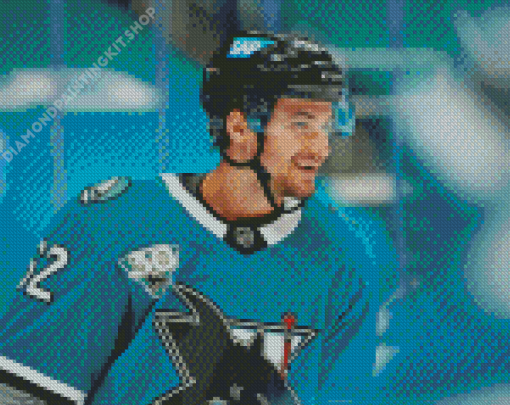 San Jose Sharks Kevin Labanc Player Diamond Painting