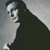 Black And White Liam Neeson Diamond Painting