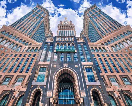 Masjid Al Haram Mecca Building Diamond Painting