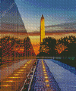 Vietnam Veterans Memorial Monument Diamond Painting