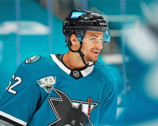 San Jose Sharks Kevin Labanc Player Diamond Painting