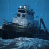 Sea Tug Boat Diamond Painting