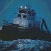 Sea Tug Boat Diamond Painting