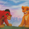 Simba And Kovu Diamond Painting