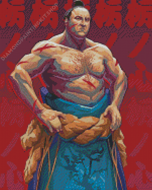 Sumo Sport Art Diamond Painting