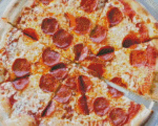 Tasty Pizza Slices Diamond Painting