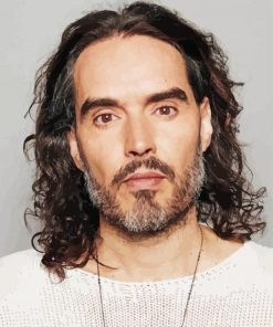 The Comedian Russell Brand Diamond Painting