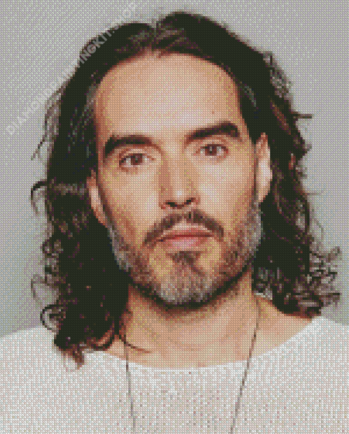 The Comedian Russell Brand Diamond Painting