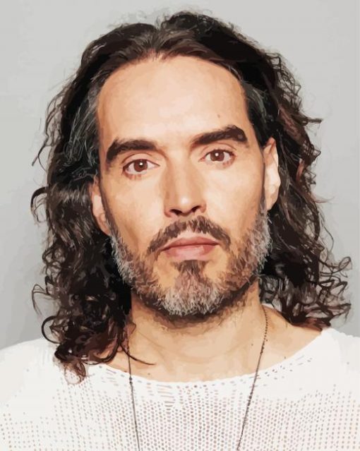 The Comedian Russell Brand Diamond Painting