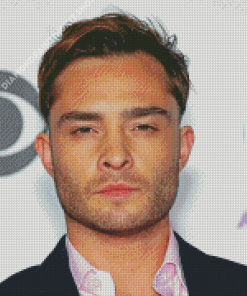 The English Actor Ed Westwick Diamond Painting