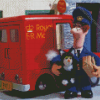 Postman Pat Characters Diamond Painting