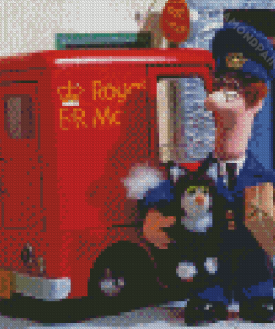 Postman Pat Characters Diamond Painting