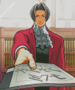 Mitsurugi Reiji Ace Attorney Diamond Painting