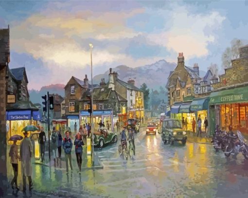 Ambleside Streets Art Diamond Painting