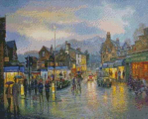 Ambleside Streets Art Diamond Painting