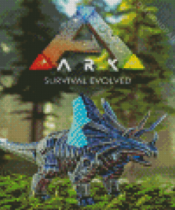 Ark Survival Evolved Game Poster Diamond Painting