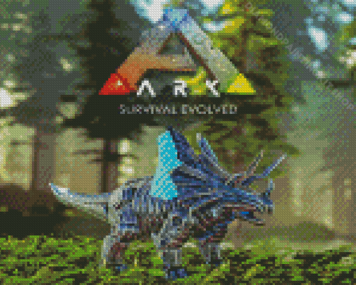 Ark Survival Evolved Game Poster Diamond Painting