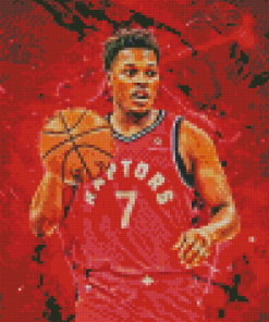 Basketball Player Kyle Lowry Diamond Painting