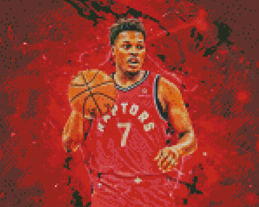 Basketball Player Kyle Lowry Diamond Painting