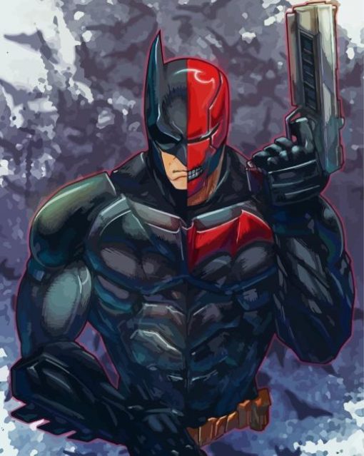 Batman Red Hood Diamond Painting