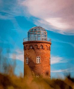 Brick Lighthouse Building Diamond Painting