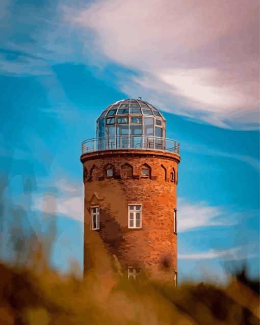 Brick Lighthouse Building Diamond Painting