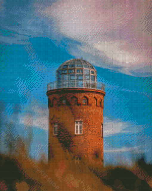 Brick Lighthouse Building Diamond Painting