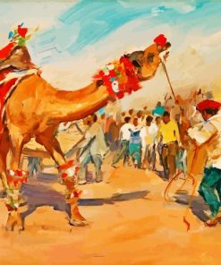 Camel Dancing Art Diamond Painting