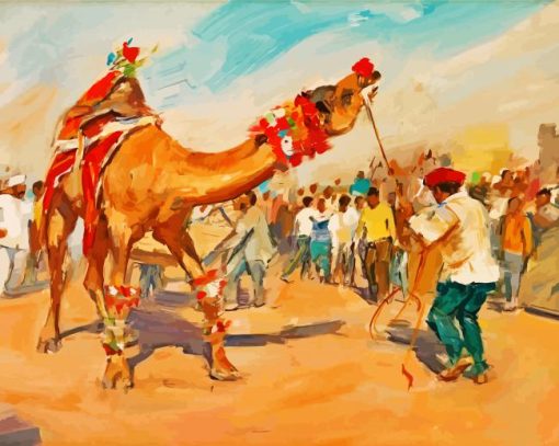 Camel Dancing Art Diamond Painting